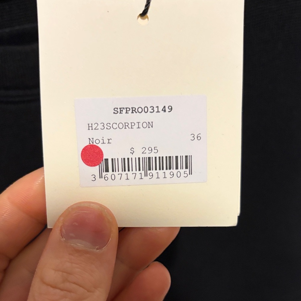 Sandro Black Sleeveless Ribbed Knit Dress - Picture 3 of 3